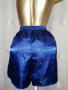  STINNA L/XL Сатенени сини шорти, снимка 3