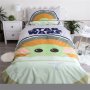 Оригинален детски спален комплект STAR WARS - Бебе Йода / 100% памук, снимка 2