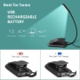 Нова OMERIL LED лампа за книга USB 3 режима 360° гъвкаво гърло, снимка 3