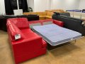 Червен кожен ълов диван "FREYA" с функция легло, снимка 10