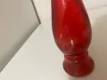 Avon Ruby Red Glass Vintage vase.1960s, снимка 2