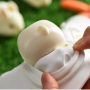 3D малко заоблено зайче заек Силиконов молд форма калъп фондан шоколад гипс сапун свещ смола, снимка 2