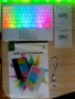 Bluetooth клавиатура + Touchpad мишка безжична светеща RGB, снимка 1 - Клавиатури и мишки - 43595564