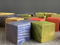 Дървени разноцветни кубчета, снимка 6