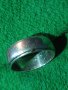 СТАРИННА МАСИВНА СРЕБЪРНА РЕТРО АР ДЕКО СТИЛ ХАЛКА ВИСОКА ПРОБА СРЕБРО ПРЪСТЕН РЪЧНА ИЗРАБОТКА 37823, снимка 3