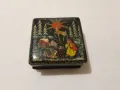 Руска ръчно рисувана кутия папие маше, снимка 16