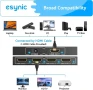 НОВ eSynic 4K@30HZ HDMI сплитер 4 портов HDMI сплитер HDCP 1.4 Hdcp Bypass, поддържа Dolby, снимка 6