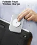 Сгъваема безжична зарядна станция, 3 в 1 съвместима с iPhone, iWatch и AirPods, снимка 7