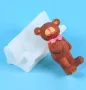 3d Прав висок мечок мече и пандела силиконов молд форма фондан шоколад смола свещ гипс декор, снимка 2