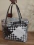 Голяма дамска кожена чанта, подходяща и за пазаруване, снимка 1 - Чанти - 38297684
