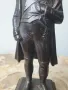Малка много стара френска чугунена фигура на Наполеон/метална желязна статуетка 19см-1кг, снимка 6