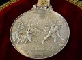 WMF плакет,медал,пано от калай с релефна картина Лято. , снимка 4