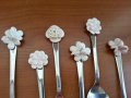  лъжички  с порцелан , снимка 7
