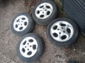 165/70/14 Перфектни джанти с гуми +ПОДАРЪК болтове за пежо 206 peugeot, снимка 3