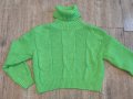 зелено късо пуловерче , снимка 4