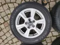 4бр ОРИГИНАЛНИ НЕМСКИ ЛЕТИ Audi джанти 5Х112, 16" с гуми GOODYEAR EFFICIENT GRIP 225/55/16, снимка 4