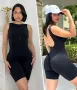 SHAPERX Дамско оформящо боди с нисък гръб до средата на бедрата, XS, снимка 2
