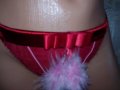 Censored M-Секси  червени прашки , тюл, сатен и розови пухчета, снимка 2