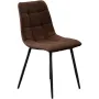 ПРОМОЦИЯ Трапезни столове с дамаска от висококачествен изкуствен велур (к-кт от 2 бр.) C-UDC056BR, снимка 3