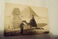 Стара картичка, снимка от Сфинкса и Пирамидите 1922г., снимка 2