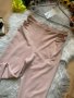 Нов розов панталон с изрязана талия , снимка 2