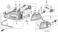 Фар десен и ляв HONDA CIVIC V от 10/1991 до 11/1995г , снимка 4