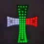 Светещ 84 LED диоден кръст за Kамион 12/24V - 3 цвята., снимка 2