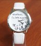 Дамски часовници “What ever, I'm late anyway” забавен и стилен, снимка 3