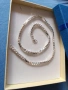 Чисто нов, масивен/ верижен сребърен комплект- дълги ланец и гривна. В кутия., снимка 2