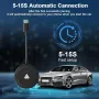 Безжичен Android Auto адаптер, преобразува кабелен Android Auto в безжичен за автомобили след 2017 г, снимка 5