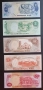 Филипини.
2, 5, 10, 20 и 50 песо.
1970 - 1981 година.
5 брйки .
UNC.
, снимка 2