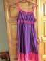 Лилава трикотажна рокля, снимка 2