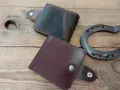 Ръчно изработен мъжки кожен портфейл , снимка 8