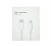 Кабел Lightning към USB-C, за Apple устройства, A1703, 1m, бял, снимка 2