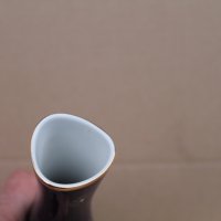 Порцеланова Немска ваза цвят кобалт, снимка 6 - Антикварни и старинни предмети - 44050241