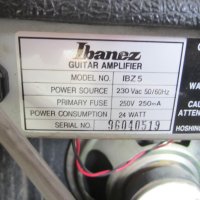  три броя китарни усилвателя  IBANEZ  IBZ5; , снимка 6 - Други - 39843219