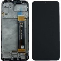 LCD Дисплей с тъчскрийн за Samsung A23 4G + рамка  SS000290  A235 ORG комплект, снимка 1 - Резервни части за телефони - 43250025