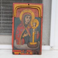 Част от Българска домашна икона триптих, снимка 1 - Колекции - 38855213