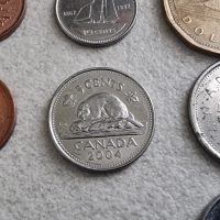 Канада. 1,5, 10, 25 цента  и 1 долар . 12 бр. различни до една монети., снимка 11 - Нумизматика и бонистика - 44857080
