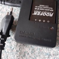 Зарядно CASIO BC-60L +батерия., снимка 1 - Батерии, зарядни - 44014734