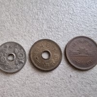 Монети. Япония. 1 ,5 ,10 ,50 ,100 йени . 5 бройки. , снимка 4 - Нумизматика и бонистика - 43436221
