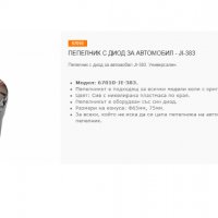 Пепелник със Светодиод за Автомобил JI-383, снимка 4 - Аксесоари и консумативи - 33286438
