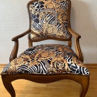 Антикварно кресло в стил NEO BAROQUE, снимка 3 - Антикварни и старинни предмети - 43355995
