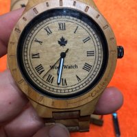 Стилен мъжки дървен часовник. Оригинална изработка., снимка 9 - Мъжки - 43425582