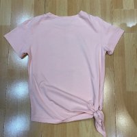 Розова тениска с мотив , снимка 2 - Тениски - 42958812