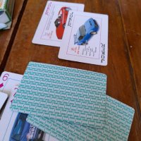 Стари карти за игра с коли, снимка 3 - Други ценни предмети - 37156465