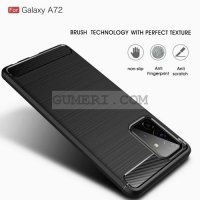 Samsung Galaxy A72 (5G) Карбонов Удароустойчив Гръб, снимка 3 - Калъфи, кейсове - 32469652