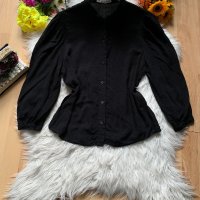 Черна риза Pull&Bear, снимка 1 - Ризи - 43005075