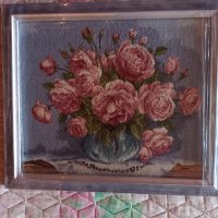 Гоблен Нежни рози, снимка 1 - Гоблени - 43047134
