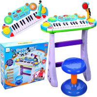 Забавно музикално пиано с микрофон, снимка 1 - Музикални играчки - 40800758